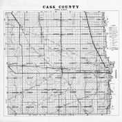 Cass County Map, Cass County 1957